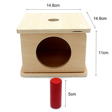 Load image into Gallery viewer, Montessori Baby Imbucare Wooden Shape Sorter Box