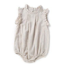 Load image into Gallery viewer, Natural Cotton Baby Romper- Sleeveless and Long Sleeve