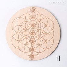 Load image into Gallery viewer, Wooden Crystal Grid