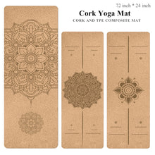 Load image into Gallery viewer, Natural Cork Yoga Mat