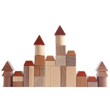 Load image into Gallery viewer, Wooden Forest Train Building Blocks with Traffic Signs