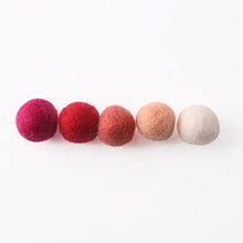Load image into Gallery viewer, Colored Wool Felt Balls