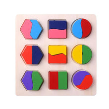 Load image into Gallery viewer, Montessori Toddler 3D Shapes Puzzle Sorting
