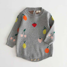 Load image into Gallery viewer, Baby Knitted Winter Romper