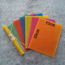 Load image into Gallery viewer, 12pcs Natural Candle Making Beeswax Sheets