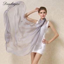 Load image into Gallery viewer, 100% Pure Silk Scarf/Shawl for Women