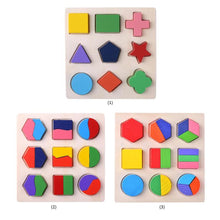 Load image into Gallery viewer, Montessori Toddler 3D Shapes Puzzle Sorting