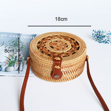 Load image into Gallery viewer, Woven Straw Boho Round Bags