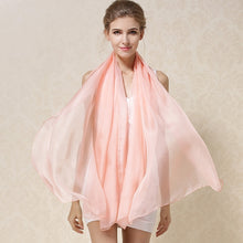 Load image into Gallery viewer, 100% Pure Silk Scarf/Shawl for Women