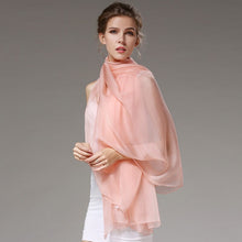 Load image into Gallery viewer, 100% Pure Silk Scarf/Shawl for Women