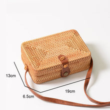 Load image into Gallery viewer, Woven Straw Boho Round Bags
