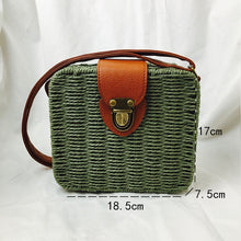 Load image into Gallery viewer, Woven Straw Boho Round Bags