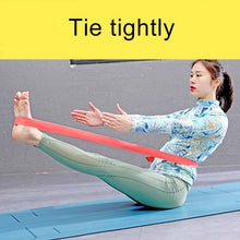 Load image into Gallery viewer, Deluxe extra long cotton yoga strap with D-ring