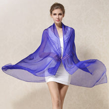 Load image into Gallery viewer, 100% Pure Silk Scarf/Shawl for Women