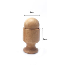 Load image into Gallery viewer, Montessori Baby Wooden Grasping Egg Cup Square Box Gift Set