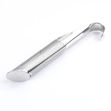 Load image into Gallery viewer, Tea Strainer Stainless Steel Strainer Infuser Pipe Design Tea Locking Ball Tea Spice Mesh Herbal Ball Cooking Tools Multi Style