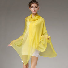 Load image into Gallery viewer, 100% Pure Silk Scarf/Shawl for Women