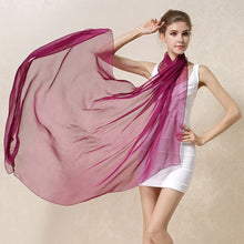 Load image into Gallery viewer, 100% Pure Silk Scarf/Shawl for Women