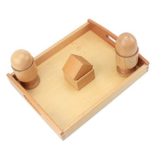 Load image into Gallery viewer, Montessori Baby Wooden Grasping Egg Cup Square Box Gift Set