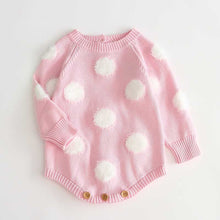 Load image into Gallery viewer, Baby Knitted Winter Romper