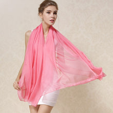 Load image into Gallery viewer, 100% Pure Silk Scarf/Shawl for Women