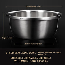 Load image into Gallery viewer, Stainless Steel Mixing Bowl Set