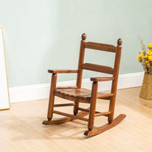 Load image into Gallery viewer, Children’s Wooden Rocking Chair