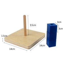 Load image into Gallery viewer, Montessori Baby Imbucare Wooden Shape Sorter Box