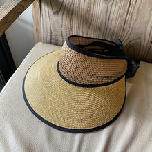 Load image into Gallery viewer, Women's Summer Bow-Knot Straw Sunhat