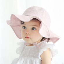 Load image into Gallery viewer, Wide Brimmed Sun Hat for Baby