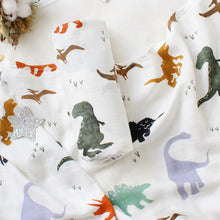 Load image into Gallery viewer, Natural Bamboo Swaddling & Receiving Blanket