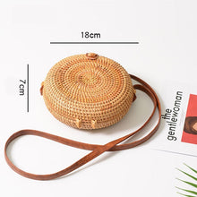 Load image into Gallery viewer, Woven Straw Boho Round Bags