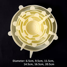 Load image into Gallery viewer, 6 pcs Reusable Silicon Covers