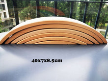 Load image into Gallery viewer, Montessori Wooden Building Blocks - Trees, Cars, Bridge - Unpainted Beech and Basswood