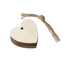 Load image into Gallery viewer, 10 DIY Wooden Christmas Ornaments