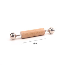 Load image into Gallery viewer, Montessori Toddler Infant Vocal Toys Bell Wooden Cage Bell Brain Sound Development Educational Toy Beech Wood Early Educational