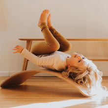 Load image into Gallery viewer, Waldorf Wooden Balance Board Open Ended Toy