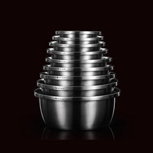 Load image into Gallery viewer, Stainless Steel Mixing Bowl Set