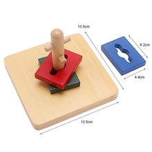 Load image into Gallery viewer, Montessori Toddlers Assorted Dowel Stackers for wrist and finger dexterity