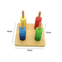 Load image into Gallery viewer, Montessori Toddler Assorted Peg Shape Peg Puzzles