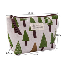 Load image into Gallery viewer, Linen Zippered Storage Bag