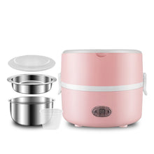 Load image into Gallery viewer, Portable Stainless Steel Bento Cooker
