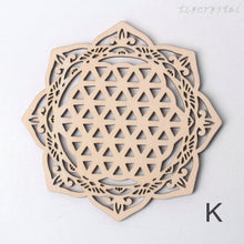 Load image into Gallery viewer, Wooden Crystal Grid