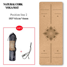 Load image into Gallery viewer, Natural Cork Yoga Mat