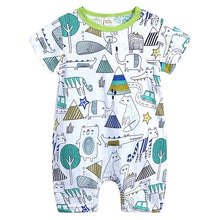 Load image into Gallery viewer, Short Sleeve Boys Romper