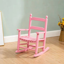 Load image into Gallery viewer, Children’s Wooden Rocking Chair