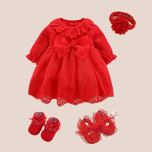 Load image into Gallery viewer, Babies First Christmas Outfit