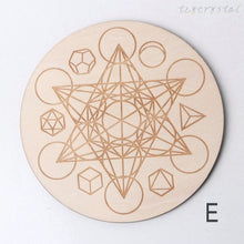 Load image into Gallery viewer, Wooden Crystal Grid