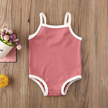 Load image into Gallery viewer, Girls Ribbed One Piece Bathing Suit