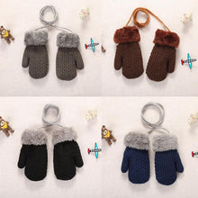 Load image into Gallery viewer, Warm Knit Wool Gloves for Babies and Toddlers